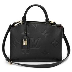 Louis Vuitton Petit Palais Pm Crossbody Empreinte Noir Black Approx. W29cmxh18cmxd12.5cm Handle: Approx. 27cm Shoulder: Approx. 94~110cm Louis Vuitton Petit Palais Bag, Louis Vuitton Black Bag, Louis Vuitton Handbags Black Louis Vuitton Official, Black Leather Louis Vuitton Bag, Louis Vuitton Shoulder Bag Black, Bag Lady, Louis Vuitton, Shoulder Bag, Black