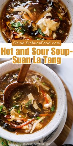 hot and sour soup - suan la tang