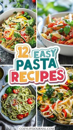 Transform dinner with easy pasta recipes, featuring hearty and satisfying pasta dishes and pasta dinner recipes. Dinner Ideas Delicious, Easy Pasta Recipes Quick, Comfort Soup Recipes, Delicious Dinner Ideas, Vegetarian Pasta Recipes, Quick Healthy Dinner, Quick Dinner Ideas, Comforting Soup, Comfort Soup