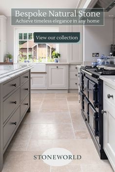 Interior stone from Stoneworld Oxfordshire. Interior Floor, Master Plan, Hard Floor, Interior Design Kitchen, Kitchens Bathrooms, Natural Stones, Timeless Elegance, Bathrooms, Kitchen Design