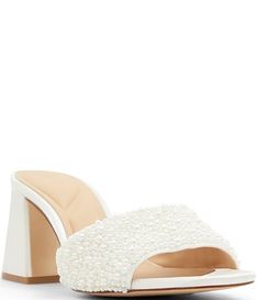 Ted Baker London Chloe Pearl Embellished Slide Sandals | Dillard's Elegant Pearl-embellished Open Toe Sandals, Summer Pearl Embellished Block Heel Heels, Spring Pearl Embellished Block Heels, Elegant Pearl Embellished Round Toe Sandals, Closed Toe Embellished Sandals For Events, Embellished Closed Toe Sandals For Events, Chic Low Heel Pearls Embellished Heels, Elegant Embellished Sandals With Block Heel, Elegant Embellished Block Heel Sandals