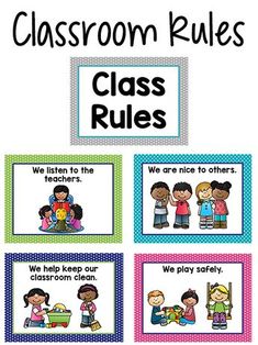 classroom rules for the class rules