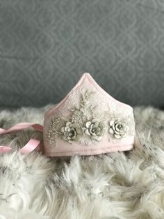 Handmade pink satin crown overlaid with beautiful quality laces, roses, beading and rhinestones. Perfect for your special princess! Ties in the back with satin ribbon 14" long x 5" tall Coordinating Princess Fairy Wings:  https://etsy.me/3HdC5pr * Coordinating Magic Fairy Wand:  https://etsy.me/3JJezCr Handmade Crown, Magic Fairy, Girls Costumes, Princess Fairy, Fairy Wands, Fairy Magic