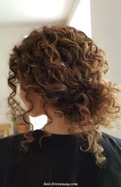 Curly Hair Bridal, Naturally Curly Hair Updo, Curly Hair Up, Long Natural Curly Hair, Short Bridal Hair, Short Natural Curly Hair, Dyed Curly Hair