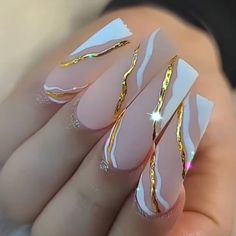 Nail Ideas Vacation, Short Nail Designs 2023, Nail Inspiration 2023, Summer Nail Inspiration, Diva Nails, Short Nail, Long Square Acrylic Nails, Bling Acrylic Nails