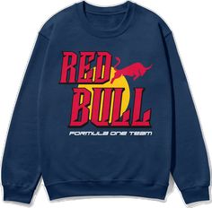 Long Sleeve Graphic Print Sweatshirt For Team Events, Custom Logo Crew Neck Tops For Sports Season, Fan Merchandise Crew Neck Tops With Custom Logo, Fan Merchandise Tops With Custom Logo And Crew Neck, Crew Neck Tops With Custom Logo For Sports Season, Branded Crew Neck Sweatshirt For Sports Events, Racing Style Crew Neck Sweatshirt For Streetwear, Sporty Tops With Letter Print For Motorsport Events, Formula Racing