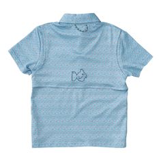 No matter the adventure, your boys will be ready in these fast-drying, UV-protective, boys' short-sleeve performance polo shirts in blue Oyster print. Our boys' polos keep moisture out with wicking technology, breathable fabric, and the signature vented back. PRODOH polo shirts are perfect for golf, tennis, country clubbing, or cruising the coast. Youth polos come in stripe and new pattern prints and are available in sizes 12 month - youth large 12/14. Pair with our Inshore Performance Fishing S Oyster Print, Fishing Shorts, Style Bubble, Fish Logo, Bloomers Shorts, Beach Birthday, Street Kids, Bow Accessories, Bubble Dress