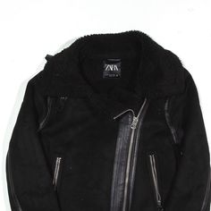 Item is in good used condition. >Size: XS >Armpit To Armpit: 17" >Armpit To Cuff: 20" >Collar To Hem: 21" Winter Biker Jacket With Ykk Zipper And Long Sleeves, Urban Outerwear For Biker Events In Winter, Urban Black Biker Jacket With Zip Fly, Urban Winter Biker Jacket For Streetwear, Winter Moto Biker Jacket For Streetwear, Moto Biker Jacket For Winter Streetwear, Winter Outdoor Biker Jacket With Ykk Zipper, Casual Winter Outerwear For Biker Events, Winter Biker Jacket For Outdoors