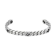 Gucci Silver Interlocking G cuff 19cm Bracelet Womens Watches Luxury, Gucci Gucci, Diamond Gift, Sterling Silver Cuff Bracelet, Sterling Silver Cuff, Silver Cuff Bracelet, Diamond Bracelets, Silver Cuff, Jewelry Rings Engagement