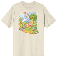 PRICES MAY VARY. SHORT SLEEVE: Stay cool and comfortable in the short sleeves on this tee as you exercise with a run through the neighborhood, gather with friends for a summer picnic, or relax inside playing levels of your favorite Kirby games. NATURAL GROUND: This shirt avoids artificial dyes to give the shirt a natural off-white look. This tee will match with most pairs of pants or shorts, or you can wear it with a long sleeve shirt for a layered style. ECO-FRIENDLY: This tee uses 45% renewabl Pattern Graphic, Pair Of Pants, Kirby, Graphic Shirts, Mens Tees, Branded T Shirts, Cotton Shirt, Print T Shirt, Top Styles