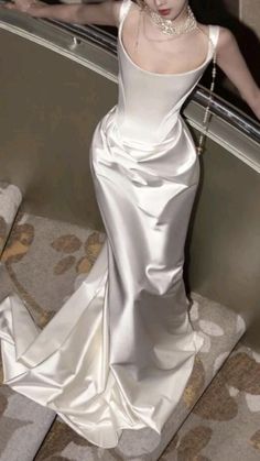 Spicy Outfits, Vivienne Westwood Wedding Dress, Vivienne Westwood Wedding, Bridge Dress, Satin Wedding Gown, 파티 드레스, Dream Wedding Ideas Dresses, Satin Wedding, Glam Dresses