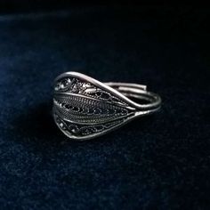 Filigree Ring Monica Sterling Silver Ring Beautiful Design Filigree Ring, Ring Handmade, Adjustable Ring, Adjustable Rings, Handmade Ring, Ring Gift, Sterling Silver Ring, Silver Ring, Beautiful Design