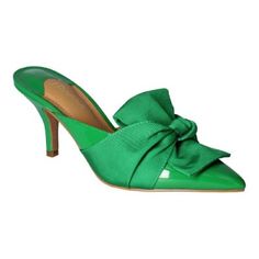 The Mianna In Emerald Green And In Size 8 M Is A Stylish Mule Heel To Make A Statement For Any Occasion. Shop All Shoe Styles At The Official J. Renee Site! Dress Mules, Womens Pumps, Bow Detail Dress, Pump Dress, Ladies Shoes, Style Statement, Shoe Style, New Shoes, Mule