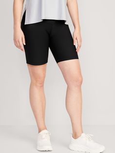 Power up your workout with our PowerSoft bike shorts -- light compression meets a ridiculously smooth, peachy-soft feel.  Elasticized compression waistband provides reliable comfort & support after your pregnancy, with breathable, lightweight mesh at front.  Soft, breathable light compression fabric holds you in and lets you vent.  Four-way super stretch for ultimate movement.  Go-Dry moisture-wicking technology keeps you dry & comfortable.  Flat-lock seams prevent chafing.  Gusseted for ease of Maternity Activewear, Postpartum Support, Post Partum, Old Navy Maternity, Compression Fabric, Womens Maternity, Bottom Clothes, Biker Shorts, Bike Shorts