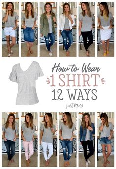 Decluttering Wardrobe, Gray Shirt Outfit, Summer Capsule, Fall Outfits For Work, Fashion Capsule, Main Courses, Wardrobe Ideas, Tshirt Outfits, Clothes Ideas