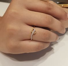 "Unlock the magic of our latest collection. 🔮 #EnchantmentAwaits"  Beautiful 14k Gold & diamond ring with GIA certified diamonds❤️  Just in! ✨ Our collection of ready-to-ship designs make the perfect gift idea for last minute purchases, and proposal deadlines. In-stock designs have a quick turnaround time and are ready to ship in 1-2 business days. Crafted with the finest quality of diamond and gold jewelry.  To order, DM us on Instagram or WhatsApp at 7339756707.  Payment modes - Bank transfer, Paypal, Paytm, GPay, UPI, Cards, COD  #goldjewellery #fashionblogger #india #jewelry #gold #accessories #earrings #jewellery #necklace #handmadejewelry #diamond #diamonds #bracelets #rings #jewels #indianwedding #jewelrydesigner #ᴊᴇᴡᴇʟʀʏᴀᴅᴅɪᴄᴛ Latest Rings For Women, Latest Ring Designs Gold For Women, Gold Rings Women, Thali Designs