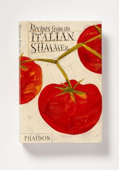 a book with red tomatoes on it