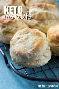 biscuits on a cooling rack ready to be baked in the oven or used as an appetizer