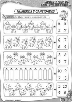 an activity sheet for children to learn how to count the numbers and write them in spanish