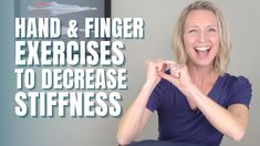 Hand and Finger Exercises to Decrease Stiffness: Real Time Routine for BOTH Hands Trigger Finger Exercises, Hand Workout, Hand Therapy Exercises, Exercise For Beginners, Wrist Exercises, Finger Exercises, Yoga For Seniors, Occupational Therapy Activities, Hand Exercises