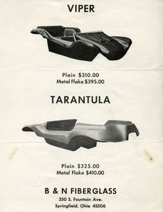 an advertisement for the new model from 1970 to present its name, taranua