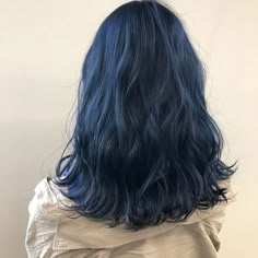 Midnight Blue Hair Color, Korean Hair Color, Peinados Fáciles Para Cabello Corto, Hair Color Blue