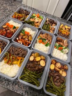 Transform your weekly meal prep routine with these simple and nutritious recipes featuring steak, rice, peppers, and asparagus. Perfect for busy individuals looking to maintain a healthy lifestyle, these dishes are easy to prepare and full of flavor. Enjoy the juicy tenderness of steak paired with the wholesome goodness of rice, vibrant peppers, and crisp asparagus. Whether you're a seasoned chef or a kitchen novice, these recipes will help you create satisfying meals that are both delicious and nourishing. Embrace the convenience of meal prep without sacrificing taste or health. Meal Planning Ideas Lunch, Easy Meal Prep For Work, Good Healthy Meal Prep Ideas, Meals Prep Ideas, Gym Meal Prep Ideas, Easy Bulk Meal Prep, Gym Meals Clean Eating, Gym Prep Meals, Meal Prep For Gym