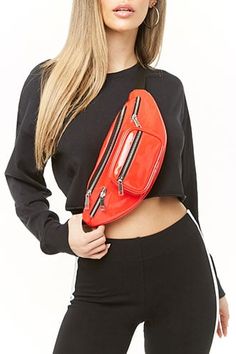 Faux Patent Leather Fanny Pack Tommy Hilfiger Bag, Hot Handbags, Tory Burch Ella, Kate Spade Satchel, Leather Fanny Pack, Louis Vuitton Twist Bag, Pop Fashion, Fanny Pack, Gucci Bag