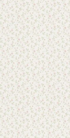 a white wallpaper with pink and green flowers