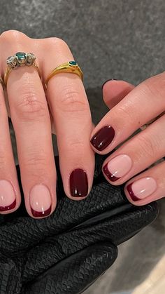 Discover how red nails transformed my life and led me to meet the man of my dreams! From bold wine nails and chic red gel nails to subtle soft nails, I found the perfect look. Whether it's dark red nails or elegant maroon nail designs, each shade made me feel irresistible. Get inspired by nagel inspo for everything from casual nails to glamorous red acrylic nails. Let’s not forget the fun twist of Kutek Disney—because chic can also be playful! Burgundy Fall Nails, Trendy Classy Nails