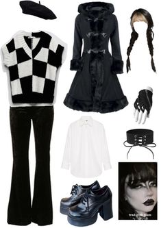 Wednesday Addams Accessories, Wednesday Fashion Aesthetic, Wednesday Addams Clothing, Wednesday Addams Inspired Outfit, Wednesday Inspired Outfit, Wednesday Outfit Ideas, Wednesday Clothes, Wednesday Core, Wednesday Addams Aesthetic