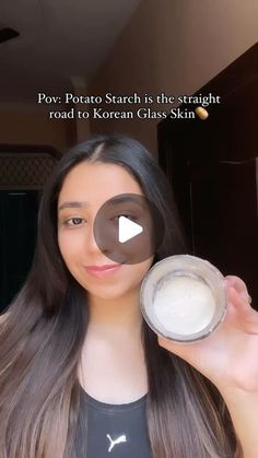 Korean Skin Mask Diy, Rice Starch Face Mask, Rice Starch For Skin, Rice Face Mask For Glowing Skin, How To Make Rice Face Mask At Home, Brightening Face Mask Diy Glowing Skin, Face Mask For Korean Glass Skin, Korean Glass Skin Rice Face Mask, Skin Glow Tips