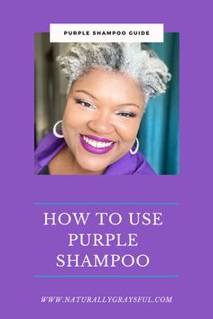 What is purple shampoo? How often do I use it? Will it stain my gray hair? All these questions will be answered as well as recommendations for my favorite purple shampoo and conditioner. White Hair Shampoo, Shampoo Alternative, Best Purple Shampoo, Purple Conditioner, Porous Hair, Shampoo For Gray Hair, Brassy Hair, Purple Shampoo And Conditioner