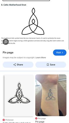 an image of a person with a tattoo on their wrist and the words pin page below it