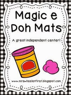 a sign that says magic doh mats with an image of a jar of jelly