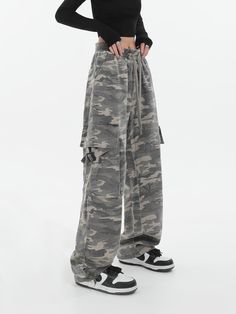 Be on the edge of fashion and functionality with these Faded Camo Straight Cargo Pants. From nightcity clothing, these pants are made for a comfortable fit and feature two side pockets for all your essentials, you can pair them with any top for a versatile look. The elastic waist has drawstrings to ensure it won't slip off when you're having fun or out on an adventure. Whether you're headed to work or out on the town, do it in style with these Faded Camo Straight Cargo Pants!
Gender: WomenMateri Y2k Cotton Cargo Pants, Y2k Cotton Straight Pants, Y2k Straight Cotton Pants, Y2k Style Cotton Straight Pants, Y2k Straight Pants With Pockets, Y2k Straight Cotton Cargo Pants, Y2k Style Straight Cotton Cargo Pants, Streetwear Wide-leg Pants With Hip Pockets, Y2k Wide Leg Cotton Sweatpants