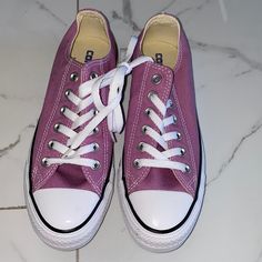 New Without Tags Converse Converse Purple Sneakers For Spring, Purple Converse Sneakers For Spring, Spring Purple Converse Sneakers, Converse Shoes Pink, Pink Converse, Shoes Pink, Women's Converse, Womens Converse, Converse Shoes