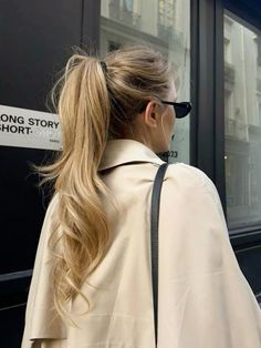 @lovexpaige for more♥ Easy Hair Updos, High Ponytails, Good Hair Day, Miss Dior, Hairstyles For School, Charlotte Tilbury, Ponytail Hairstyles, Hair Day, Hair Updos