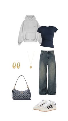 #navyblue #outfit #backtoschool Outfit Campus, Trendy Outfits For Teens, Casual School Outfits, Cute Preppy Outfits, Preppy Outfits, School Outfits, Fitness Inspo, Outfits For Teens, Fashion Inspo Outfits