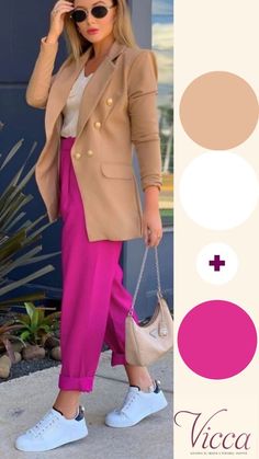 Pink Pants Outfit, English Font, Spring Work, Old English Font, Spring Work Outfits