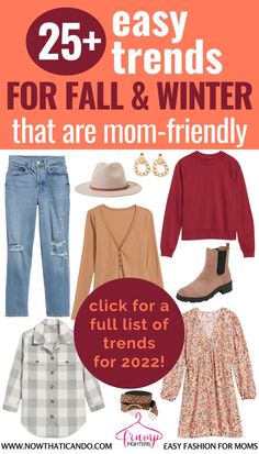 Do you know which trends are in this fall & winter? This blog has the best list of fashion trends that are actually wearable - especially in your mom life! Read this post to discover which trends are versatile and worth adding to your wardrobe! #fall #winter #fashion #trends #style #momlife Fall 23 Fashion Trends, 2022 2023 Fashion Trends, Fall Shopping List, Clothing Finds, Basic Essentials