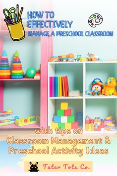 an image of classroom management and preschool activity ideas