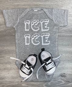 Listing includes (1) bodysuit or shirt*Shoes not included*Picture shown with rectangle color swatches are bodysuit/shirt color optionsOther picture shown with shirt shaped colors are design color optionsBodysuit Sizes available: Newborn (0-3M), 6 Month (3-6M), 12 Month (6-12M), 18 Month (12-18M), & 24 Month (18-24M)Bodysuit Features:Flatlock stitched seams • Double needle ribbed binding on lap shoulder neck, shoulders, sleeves and leg opening • Innovative three snap closureShirt Sizes available: Casual Fitted Onesie For First Birthday, Casual Gray Onesie For Playtime, Cricut Material, Auntie Things, Onesie Ideas, Gender Neutral Clothes, Bodysuit Shirt, Suit Ideas