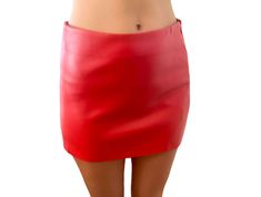 Red leather mininskirt with side slit. Perfect for gameday and or holidays!! Preppy Thanksgiving, Thanksgiving Outfits, Thanksgiving Outfit, Faux Leather Skirt, Scarlet, Red Leather, Leather Skirt, Mini Skirt, Mini Skirts