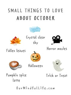 Small things to love about October- October quotes and sayings to welcome October October Self Care, National Boyfriend Day, October Quotes, Self Care Quotes, Small Quotes