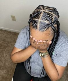 Braids Cornrows, Feed In Braids Hairstyles, African Hair Braiding Styles, Braids Hairstyles Pictures, Braided Cornrow Hairstyles, Quick Braided Hairstyles, Hair Twist Styles, Cool Braid Hairstyles