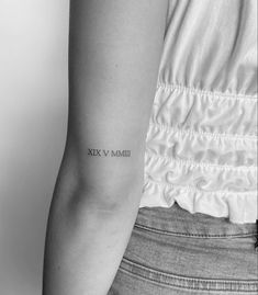 a woman's arm with a tattoo on it that says, i love my mix