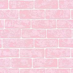 a pink brick wall that is made out of bricks