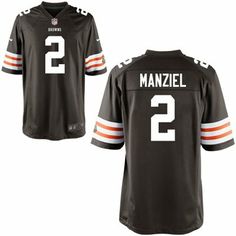 Mens Nike Johnny Manziel Brown Cleveland Browns 2014 NFL Draft #2 Pick Round 1 Game Jersey Johnny Manziel, Dallas Cowboys Jersey, Eagles Jersey, Browns Football, American Football Jersey, Football Gear, All Nfl Teams, Nike Nfl, Game Jersey