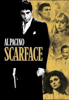 the poster for scarfface starring actors